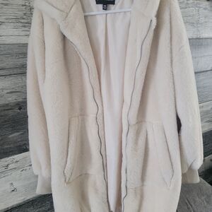 Steve Madden Off-White Teddy Jacket